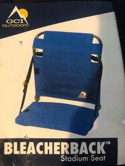 Bleacherback stadium seat