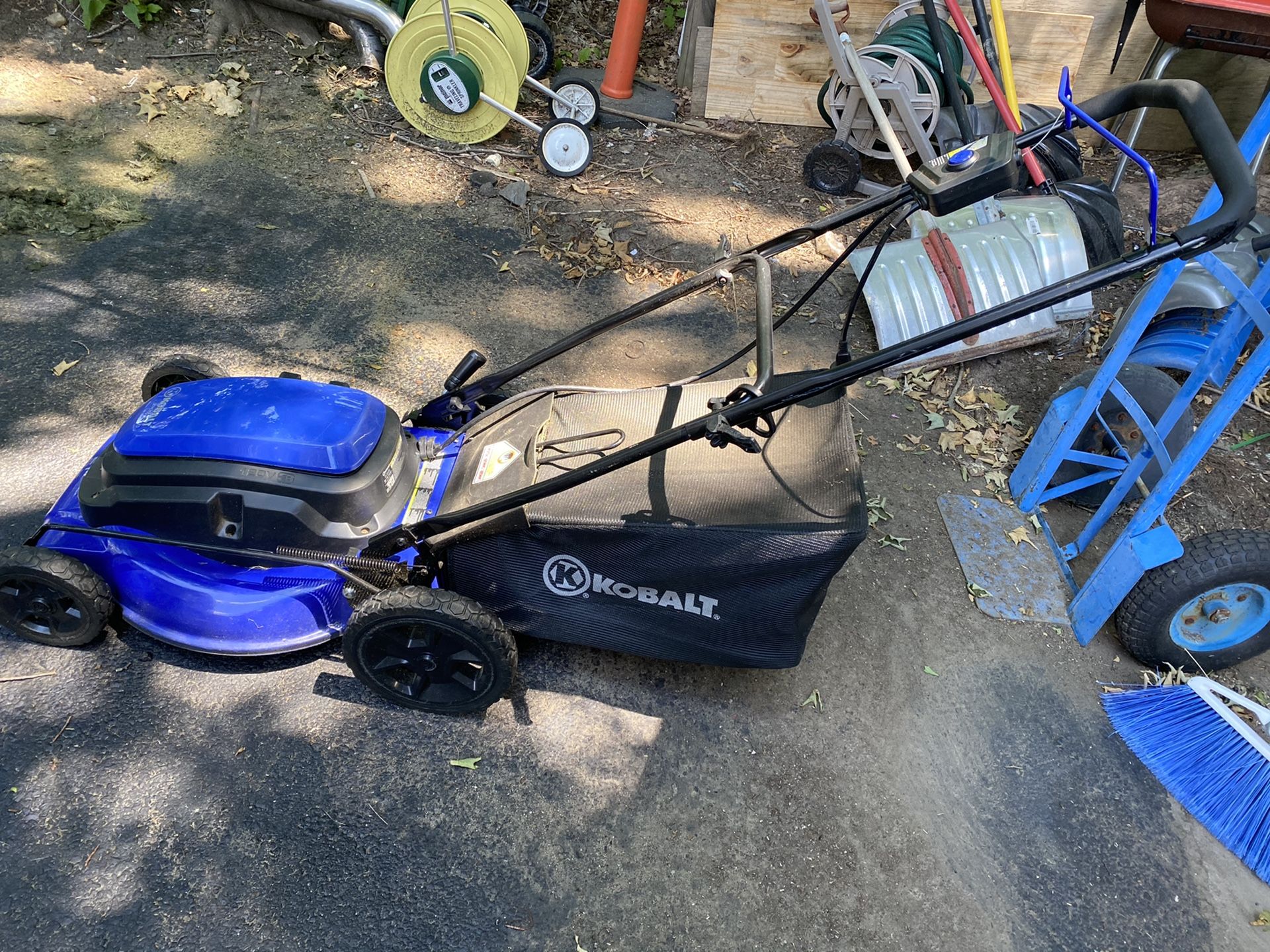 Kobalt 120v online electric mower