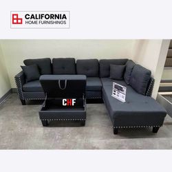 Modern L-Shape Sectional Sofa/ Living Room Set, Modern Couch