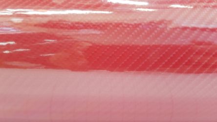 Gloss 5D Carbon fiber wrap - RED 5ftx23 yards
