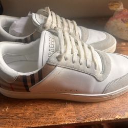Burberry Cotton Check Sneakers