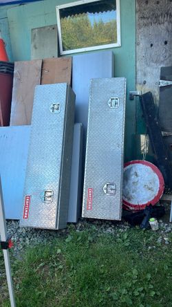 Craftsman 60-in x 12-in x 16-in silver aluminum top mount truck tool box