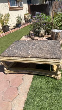 Table and picture stand