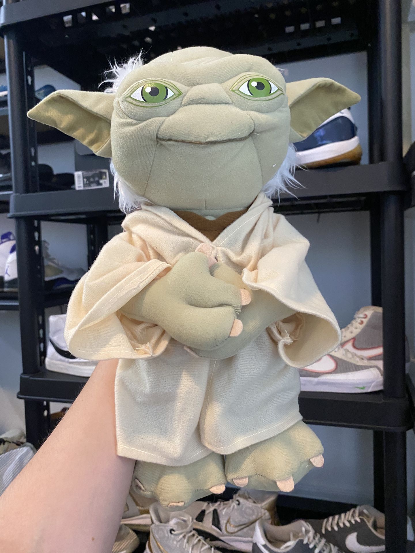 Disney Yoda Plush Backpack  Star Wars 14inch 