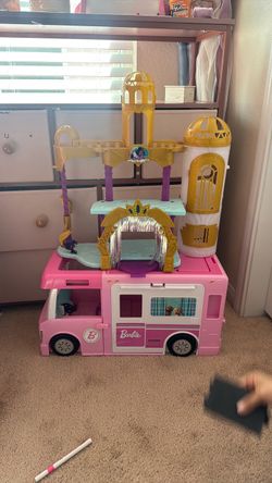 Barbie camping truck and my little pony