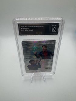 2024 Leaf Exclusive Legends Edition Messi/Yamal 11/25 Metal Pulsar GMA MT 10