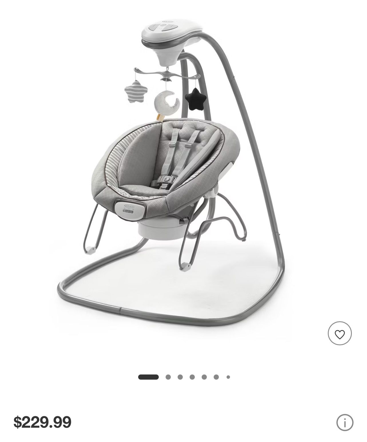 Graco DuetConnect Deluxe Multi-Direction Baby Swing and Bouncer - Britton