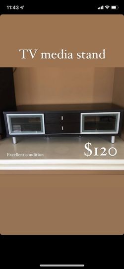 Media Stand Wood