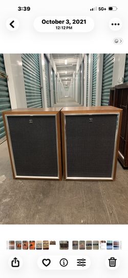 Pioneer CS-53 Vintage Speakers 8 Ohm 40W Japan 1970s Wood Cabinet Pair