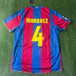 Retro Vintage Fc Barcelona Rafa Marquez 4 