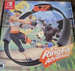 Nintendo Switch: RingFit Adventure Game With Ringcon And Leg Strap