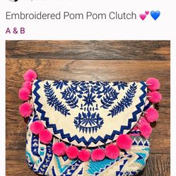 Pom Pom Purse Vintage W Tags Attached New 