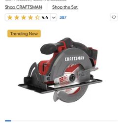  Craftsman V20 6 1/2 Inch  Circular Saw NIB 