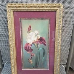 Glass framed picture 