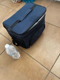 Navy Blue Insulated Cooler Bag lunch box