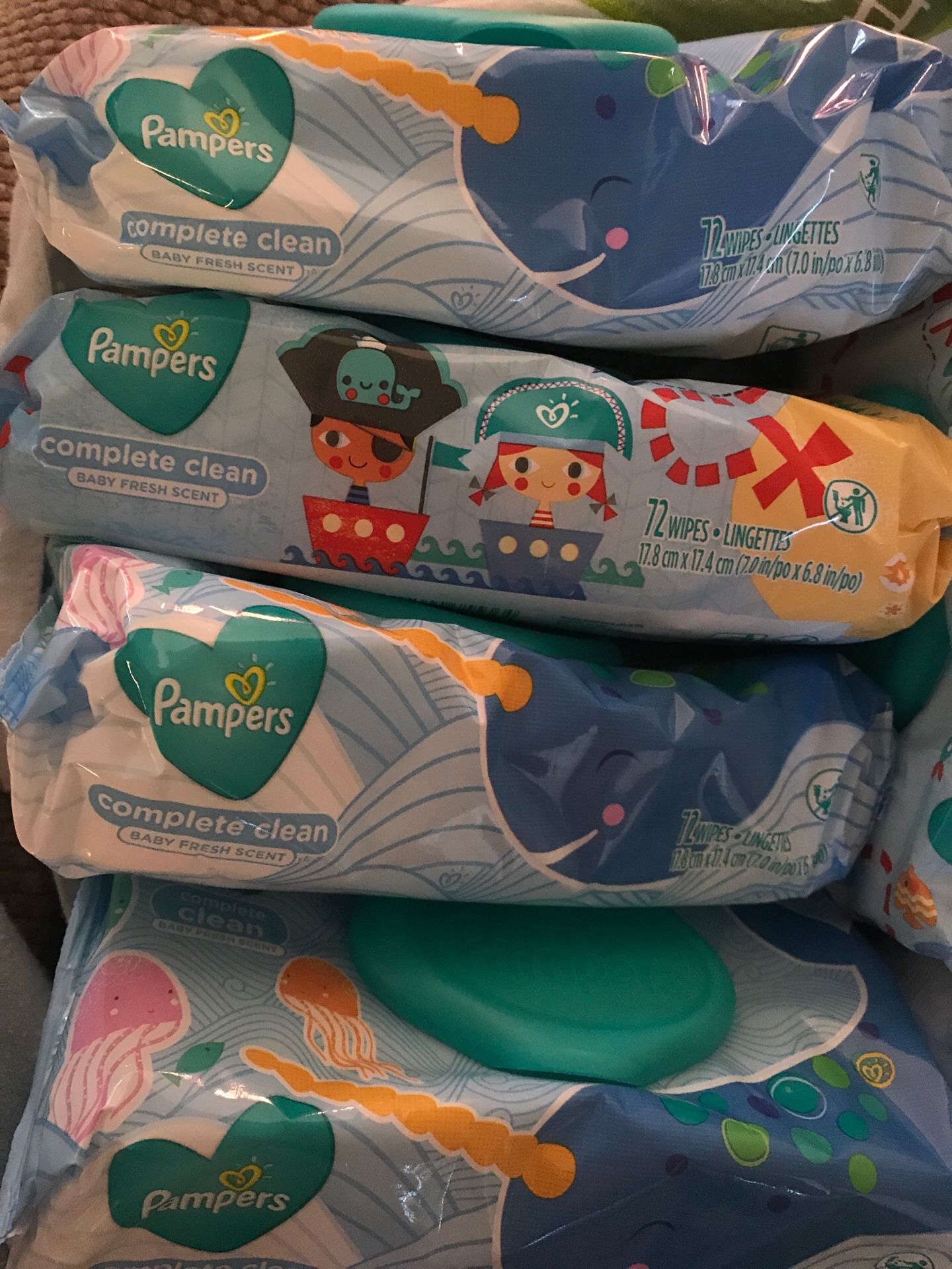 Pampers Baby Wipes Baby Fresh Scent - 72 count