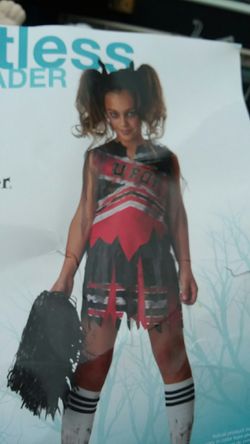Dead cheerleader costume size 8