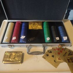 24 Karat Gold Poker Playing Card Set
