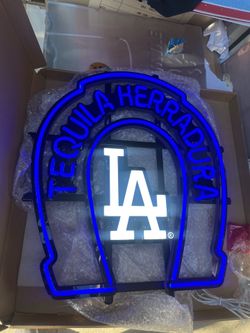 New Tequila Herradura Dodgers Opti Neon Light