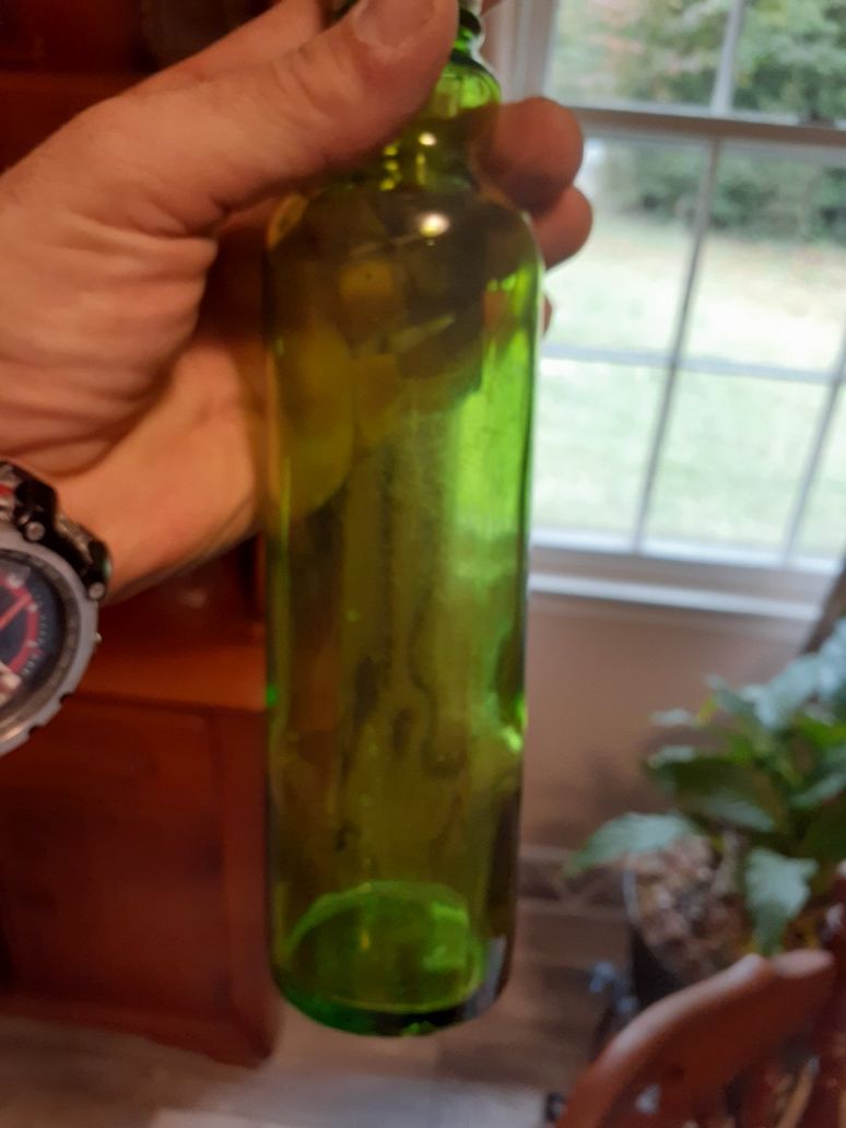 Vintage glass bottle