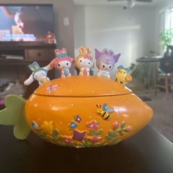 Hello Kitty Ceramic Easter Container 