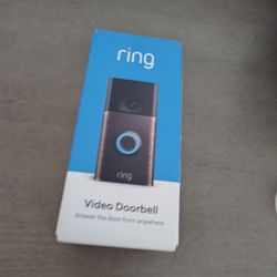 Ring Doorbell Camera  New Open Box 
