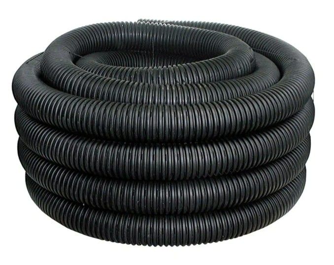 4 in. x 50 ft. Corrugated Pipes Drain Pipe Perforated