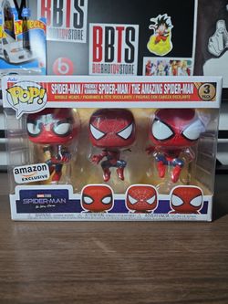 Spiderman no way home funko 3 pack Amazon Exclusive