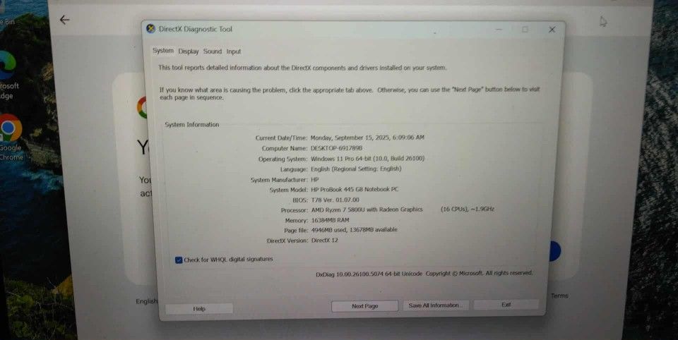 Hp Probook G10 445