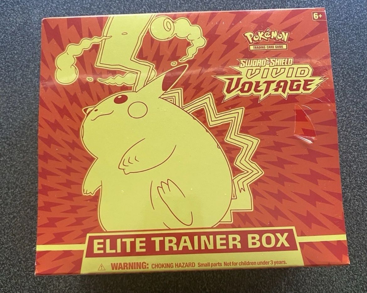 Pokémon Vivid Voltage ETB Box! Sealed!