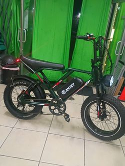 AMYET S8-S Electric Bike for Adult Hydraulic Brake 1500W 48V 20Ah e bike Bicycle. +30 mph. Range 40 miles. Odometer reads 159 miles.
Charger included.
