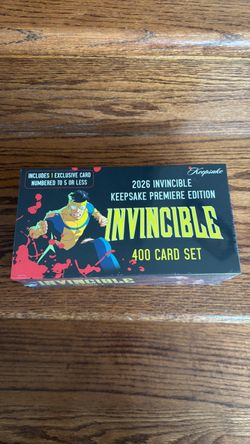 2026 Invincible Keepsake Premiere Edition 400 Card Set