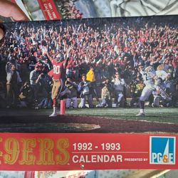 49ers 92-93 Calendar