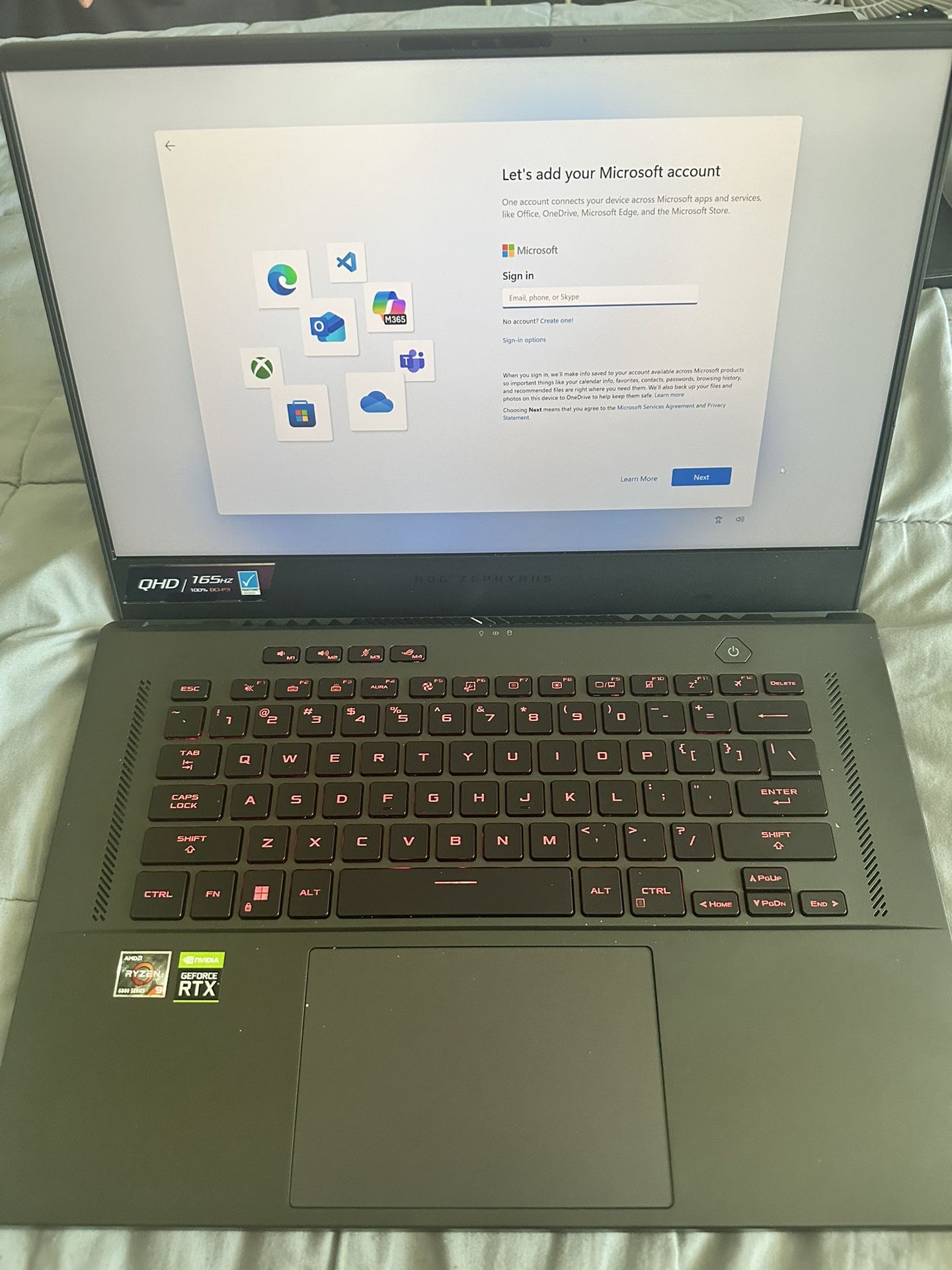 ROG Zephyrus Gaming Laptop and Mouse
