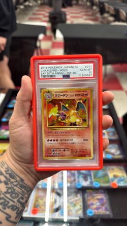 Pokemon 2016 Japanese Charizard holo 20th anniversary 1st Ed