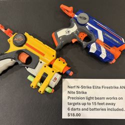 NERF N-Strike Fire Strike And Nite Strike