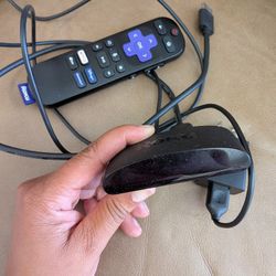 Barely Used Roku Remote With Streaming Device 