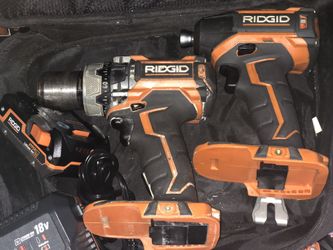 Ridgid Brushless 18V Compact Hammer Drill/Driver and Impact Combo