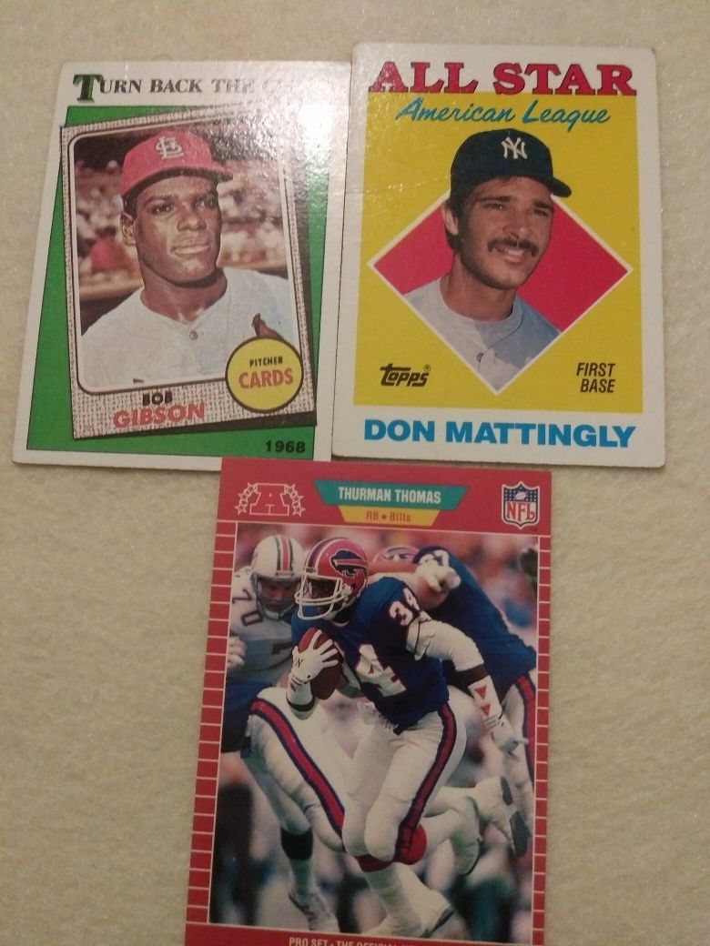 Football and baseball memorabilia