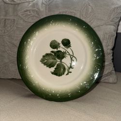 French Hand Painted Plate 