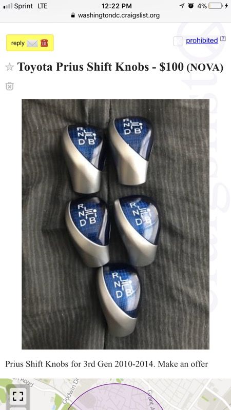 Washingtondc Craigslist Org >> 3rd Gen Toyota Prius Shift Knobs For Sale In Manassas Va Offerup Washingtondc Craigslist Org >> 3rd Gen Toyota Prius Shift Knobs For Sale In Manassas Va Offerup