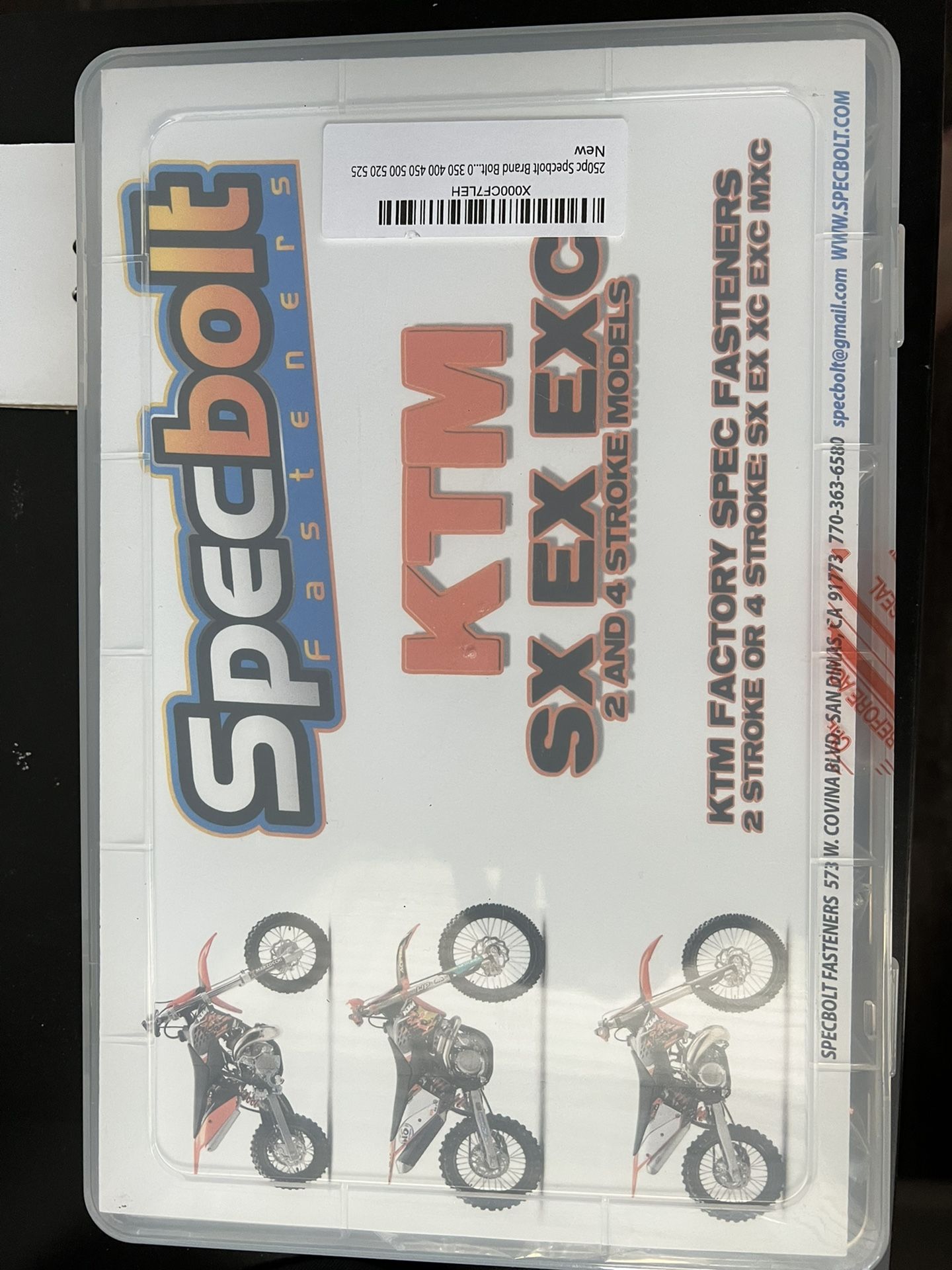 Specbolt 250pc Maintenance Kit For Dirt bikes