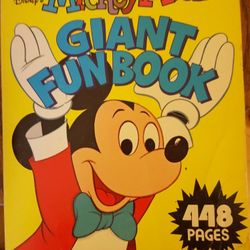 Mickey mouse Giant  448 Pages Fun Book,  Never been Used 
