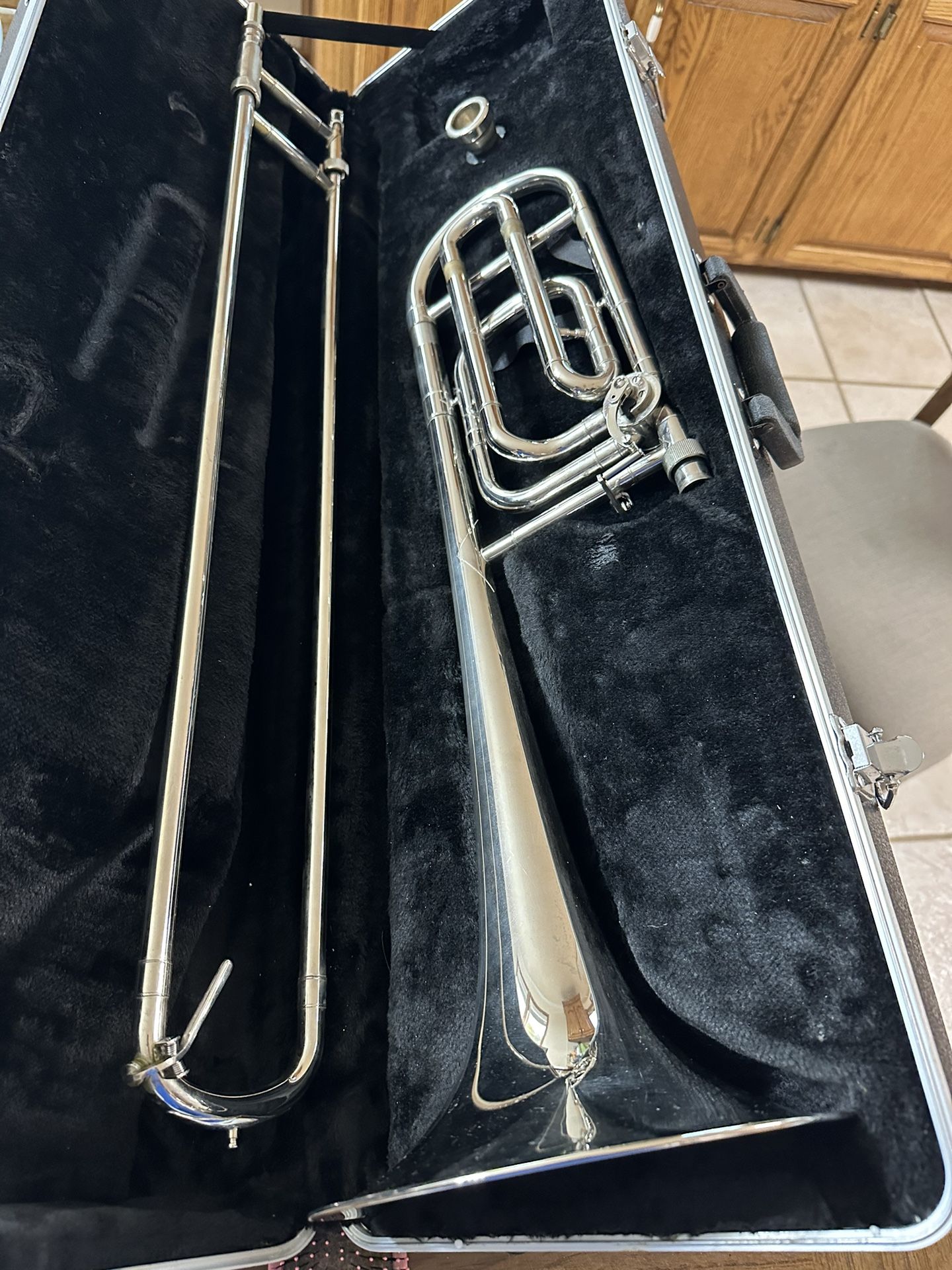 Nice Silver Trigger Trombone with F Attachment $800 Firm