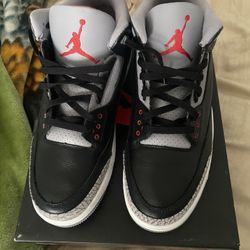 Jordan Retro 3 Black Cement 