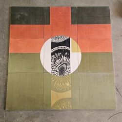 NEW 5ft. x 5ft. 9pc Mexican Art Wooden XXL Wall Art 60x60 Commercial / Home