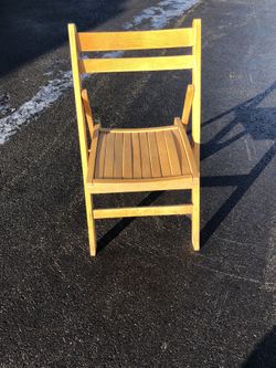 Wooden Folding Chair