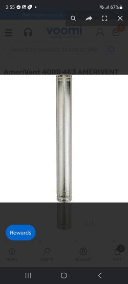 AmeriVent 4000 4E3 AMERIVENT 4 X 3' RV DW VENT PIP