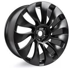 New in a sealed box 21" x 9.5" Matte Black Wheel Rim Fits 2020-2024 Tesla Model Y [FRONT], Premium Aluminum Alloy | 11B, 1188226-00-B | - Facto