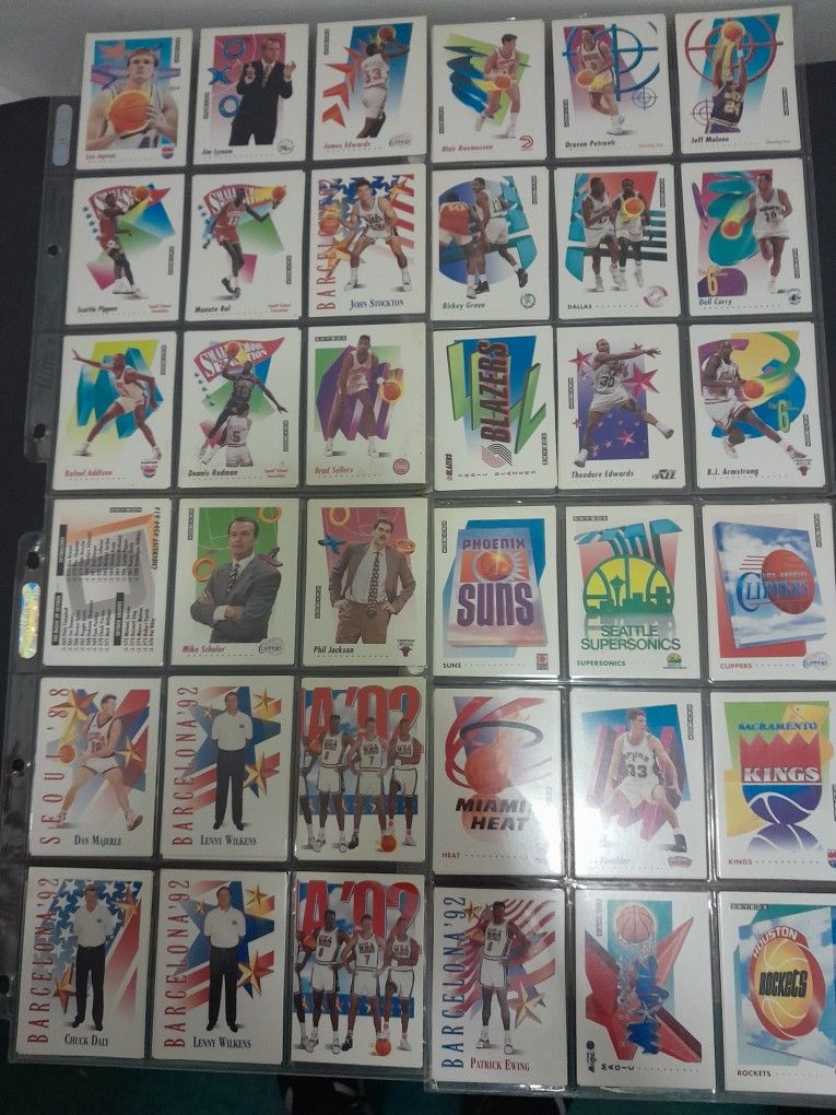 Skybox 1991-92 Basketball Cards Lot.  208 Cards Total